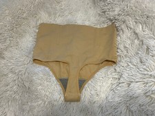 NWT Werena Underwear Thong Tummy Shaper Panty: Beige, Size: Small C