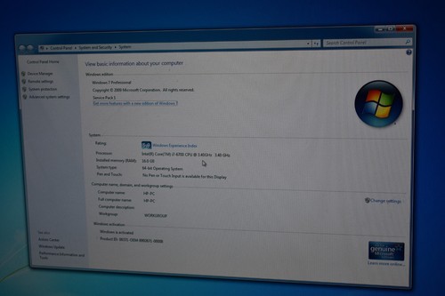 HP Z2 Mini G3 Quad Core i7-6700 16GB RAM 1TB HDD NVidia Quadro Windows 7 Pro - Afbeelding 2 van 12