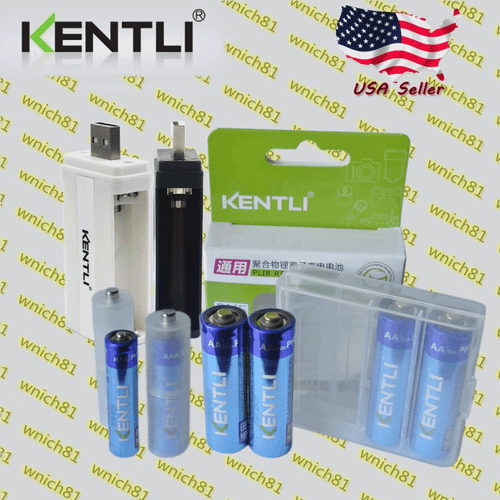 Kentli 1,5V AA3k/AA1,1k mWh Lithium Polymer LiPo Akku mit LADEGERÄT - Bild 12 von 12