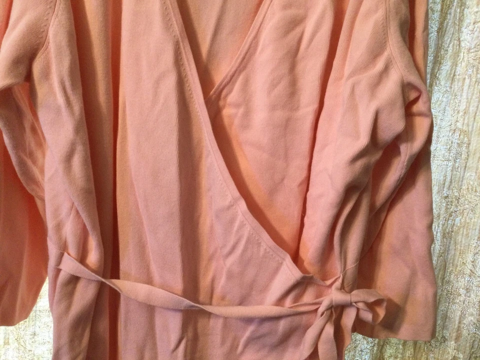 Top de punto rosa Sutton Studio talla grande 2x Foto 3 de 3