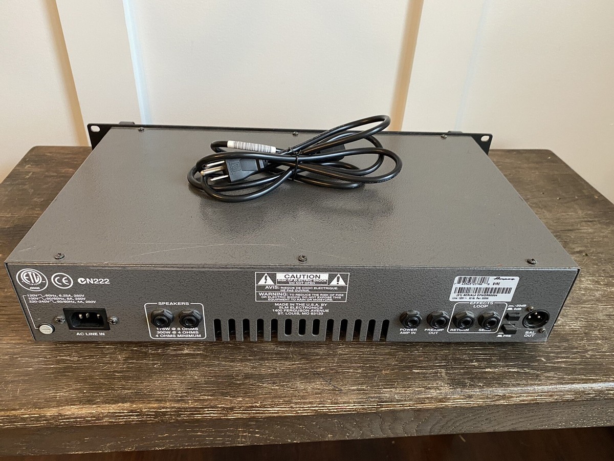 Ampeg B1-RE Bass Amplifier Rackmount Head Excellent