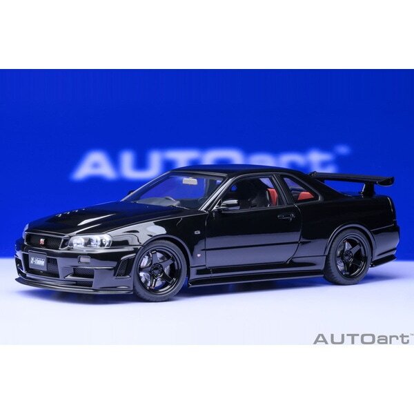 77463 AUTOart 1 18 Nissan NISMO R34 GT-R Z-tune (Black Pearl