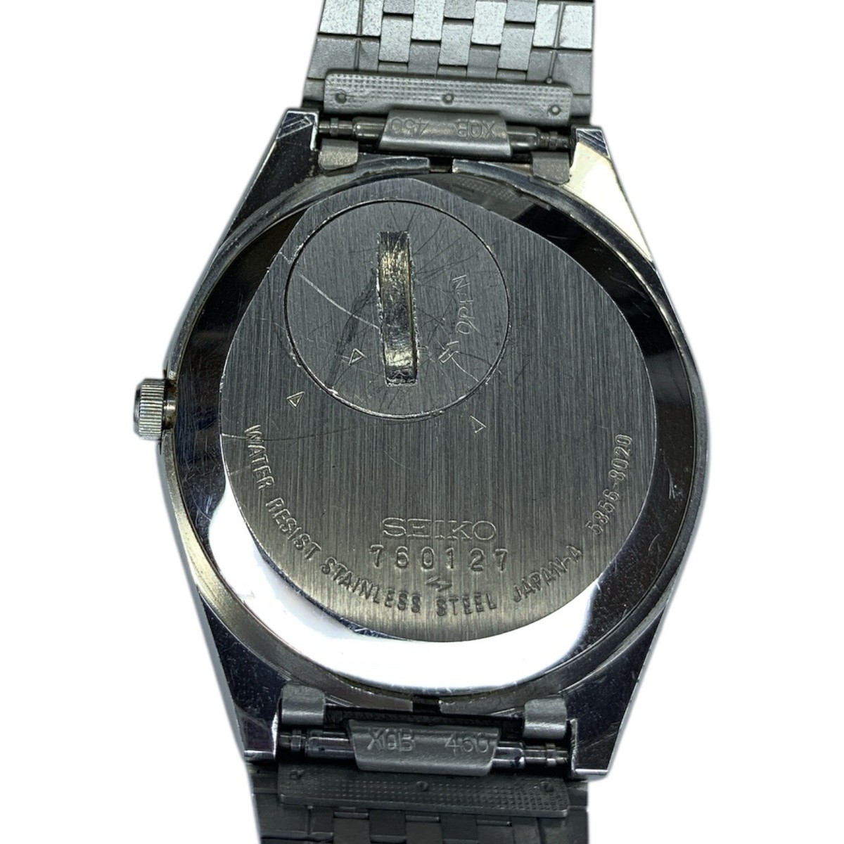 Quartz King Seiko 5856-8020 0 Men SEIKO : Silver 5856-8020 