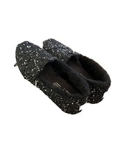 New Toms Womens Alpargata Sage Slippers Black Multi Cozy Sweater Knit 6