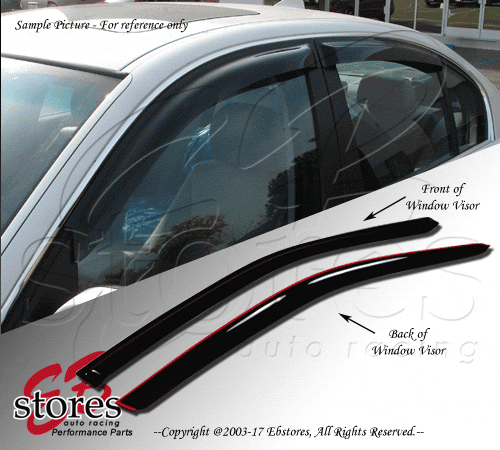 Vent Shade Window Visors Deflector Ford Focus 00-07 ZX3 3D Hatchback Only 2pcs - Bild 1 von 5