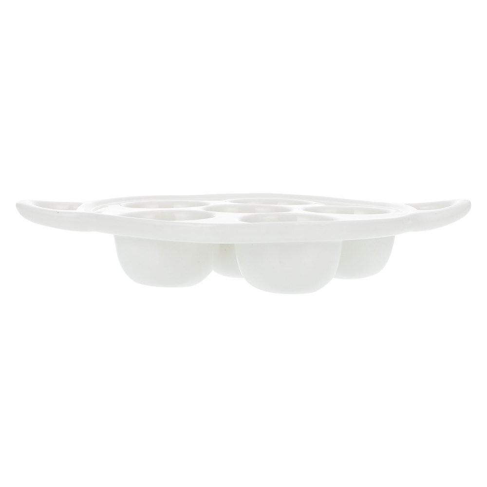 Kitchen Serving Utensil Escargot Bowls Dish Baked Snails Dinner Plate