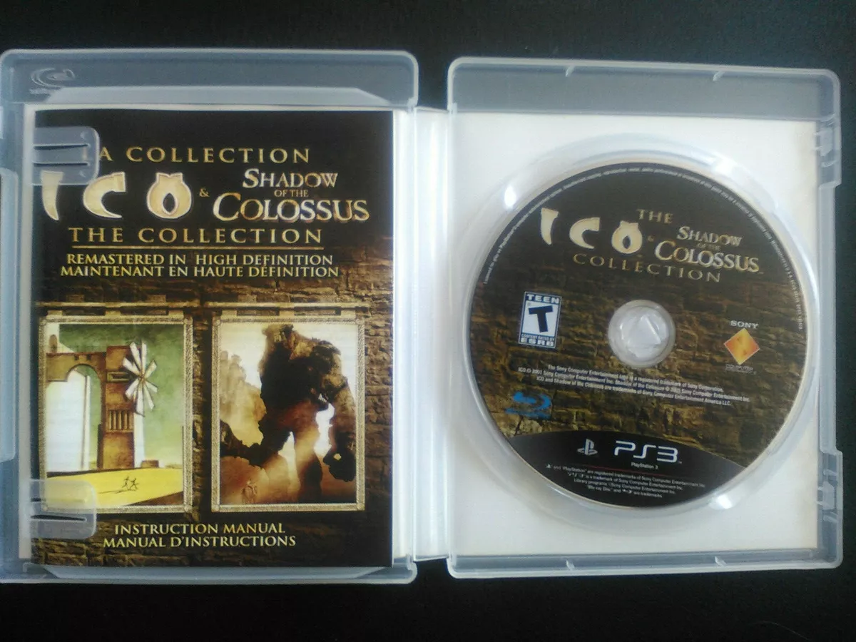 ICO and Shadow of Colossus PS3 Complete, Tested, Sanitized, Adult Owned