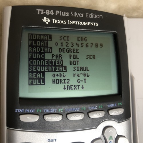 Texas Instruments TI-84 Plus Silver Edition Graphing Calculator w/ Cover /Works - Picture 2 of 7