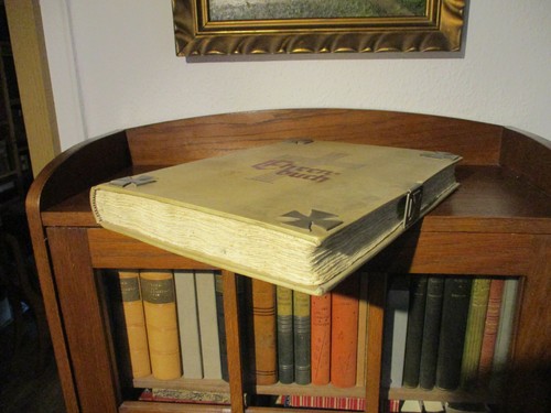 EHRENBUCH ZWEITER WELTKRIEG Bütten PERGAMENT HANDEINBAND Buchbinder UNIKAT - Picture 7 of 12
