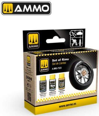 Ammo MIG 7523 (211 /l) Cobra Motor ''Set of Rims'' 3x 30ml
