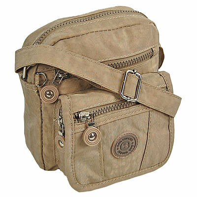 BagStreet kleine Damen Handtasche Schultertasche Herren Umhängetasche Nylon 2225