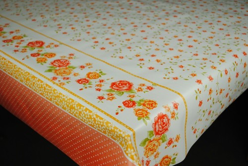 Wipe Clean Tablecloth Cover Oilcloth Vinyl Wipeable 200 cm x 140 cm Rectangle