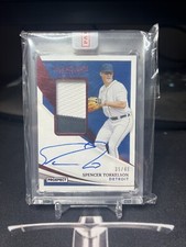 2021 Spencer Torkelson Immaculate Prospect Patch Autographs Red RPA #PPA-ST /49