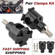 Handlebar Risers Clamp Kit for Harley Softail FLSTS FXSTS FXSTSB FLSTSB Springer