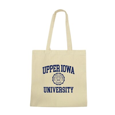 Upper Iowa University Peacocks Institutional NCAA Team Seal Tote Bag