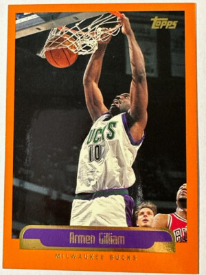 1999-00 Topps Basketball Card NBA Milwaukee Bucks Armen Gilliam
