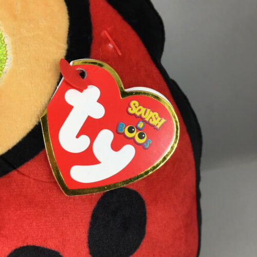 TY Squish-a-Boos IZZY the Ladybug Plush (10" Small Size) (Trade Show Exclusive) - Picture 3 of 4