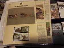WWF Mi.nr 672 -675 Kapitel 66 kuba pfeifgans bahamas 1988 Tiere V&ouml;gel Gef&auml;hrdete