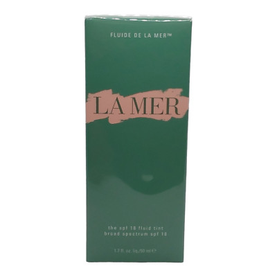 La Mer The SPF 18 Fluid Tint Broad Spectrum 04 Dark 1.7 oz 50 ml Sealed New