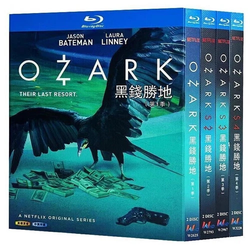 Ozark Season 1-4     8-Discs All Region Brand New Box Set Sealed