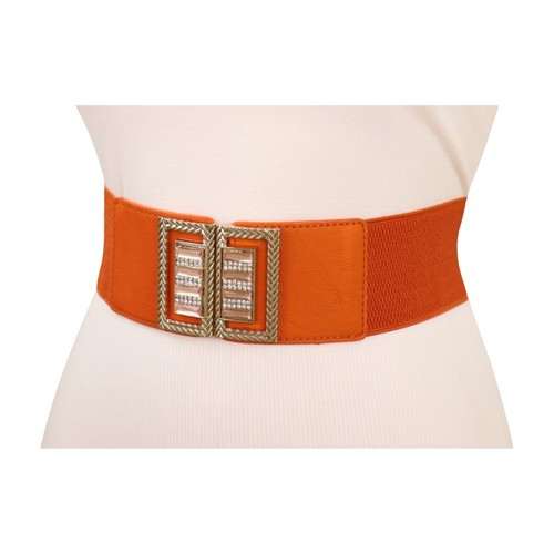 Women Orange Elastic Waistband Sophisticated Look Fashion  display picture 2