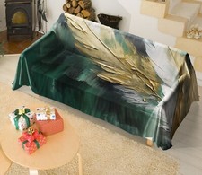 Copridivano 3D Piume R3070 Alto Elasticizzato Salotto Antiscivolo Protezione Copridivano