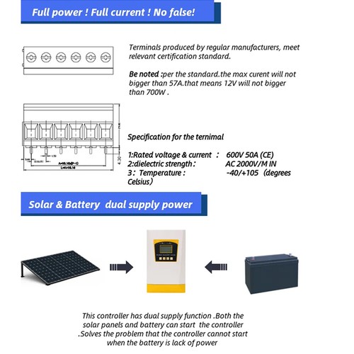 3000W Auto 12V 24V 48V Dual MPPT Wind Hybrid Charge Controller Battery Regulator - Picture 9 of 14