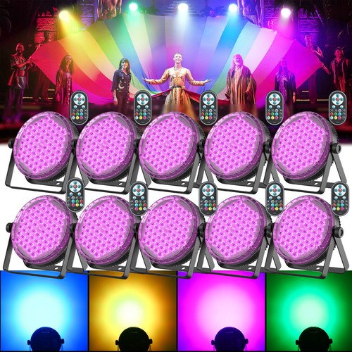 180W RGBW 60LED Par Light Stage Effect Lights DMX Disco Party DJ Light w/Remote - Picture 2 of 23
