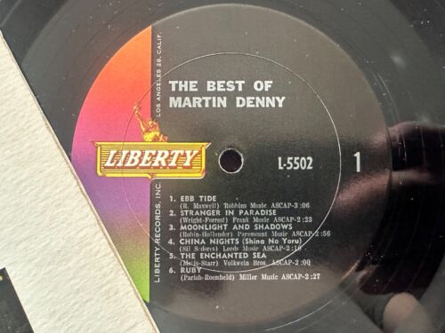 Martin Denny The Best Of LP '61 LIBERTY L-5502 Mono D1 Jazz Exotica Tiki EX/NM - Bild 2 von 6