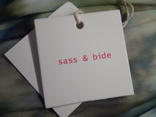 BNWT SASS & BIDE 'Monet' Long Sleeve Mesh Dress In Print + Slip - Size XL - $350 - Picture 8 of 12