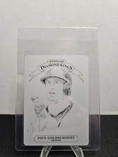 2019 Donruss #28 Paul Goldschmidt Printing Plate Black #/1