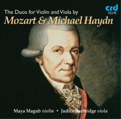 Wolfgang Amadeus Moz The Duos for Violin and Viola By Mozart and Michael Ha (CD)