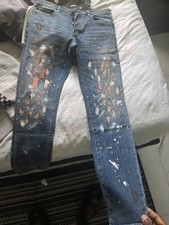 NGEN Men s Blue Medium Wash Denim Jeans Slim ...