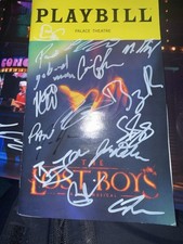 Patrick Wilson The Lost Boys Cast Signed Broadway Musical Playbill Movie Horror