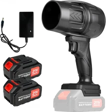 Cordless Leaf Blower Variable Speed,21V 2.6Ah 2.2LB Lightweight Handheld Blower 