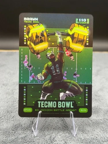 Bo Jackson Battle Arena Brawn BF101 Tecmo Bowl Glow Parallel A.J. Brown 110 Pwr