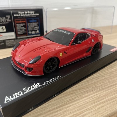 ミニッツ　オートスケールコレクション　599XX レッド Very Rare Kyosho MINI-Z Racer Body Ferrari 599XX Test Car Red