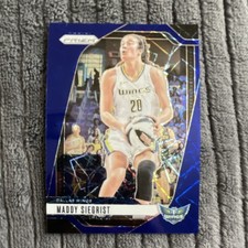 Panini Prizm 2024 Maddy Siegrist #94 Dallas Wings Blue Prizm Basketball Card