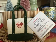 Trader Joe’s Canvas Micro Tote Bag