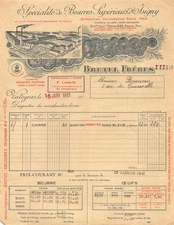 1920 SUPERIOR BUTTER D ISIGNY BRETEL FRERES A VALOGNES