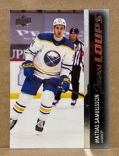 2021-22 Mattias Samuelsson Upper Deck French Young Guns Rookie Card #230 RC. rookie card picture