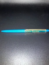 Vintage Elvis Presley Denmark Floaty Floating Pen Blue Suede Shoes 1993