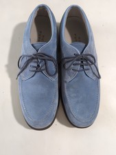 Hush Puppies Oxford Blue Suede Shoes Women's US 8.5