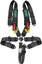 BESTZHEYU 5-Point Racing Harness Set with Ultra Comfort Heavy Duty 3” Shoulder