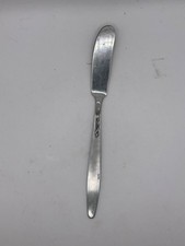 Amefa Tulip Time Stainless Steel Butter Spreader Knife With Satin Handle & Black