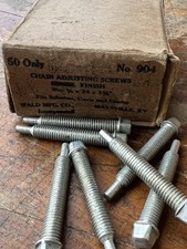Pair Nos Wald Prewar Balloon Chain Adjuster Screws 14x24x1 34 Schwinn Shelby
