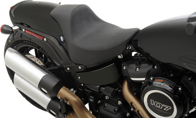 Drag Specialties EZ-Solo Seat Smooth Vinyl Black FXFB/S 18-22 0802-1126