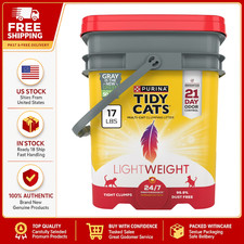 Purina Tidy Cats 24/7 Performance LightWeight Cat Litter, Clean Linen Scent, 17