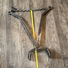 Great Heavy Large Columbus McKinnon Metal Lifting Sling Ice Tongs Pallet Puller