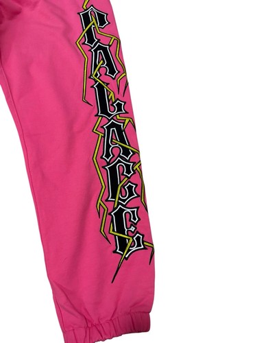 Palace Hesh Mit Fresh Jogginghose Sweatpants in Pink Gelb Größe Medium Authentic - Bild 2 von 11